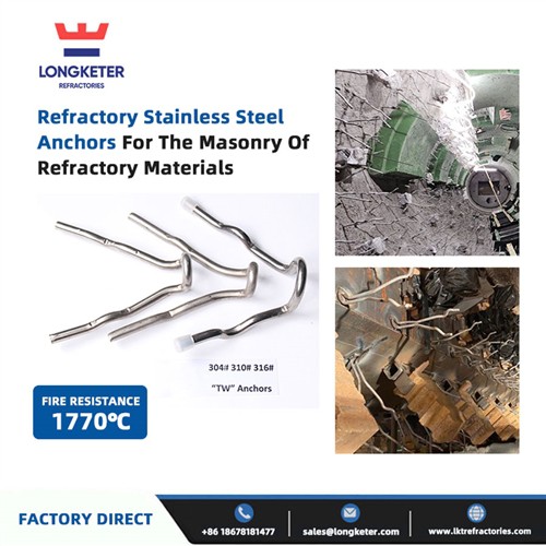 Refractory Stainless Steel Anchors For Furnace Linings