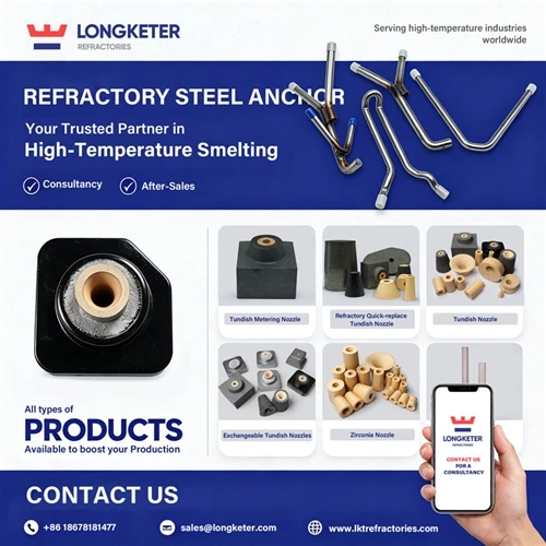 Refractory Steel Anchor Enhances High Temperature Furnace Performance