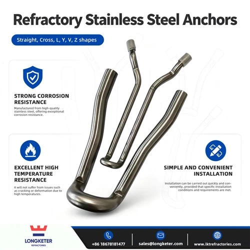 Refractory Stainless Steel Anchors Enhance High-Temperature Furnace Performance
