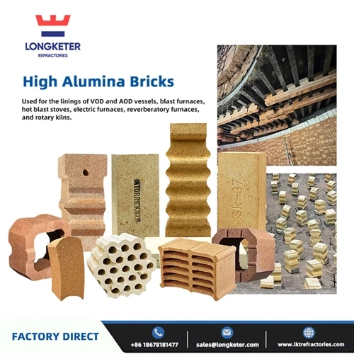 High Alumina Bricks For Industrial Furnace Linings